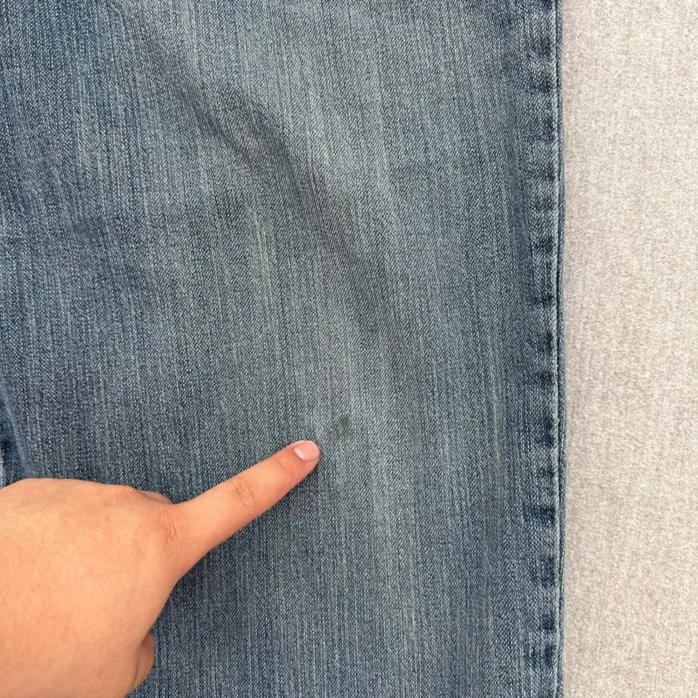 Lee Jeans Mens 44x30 Blue Relaxed Fit Straight Leg Denim Comfort Waist